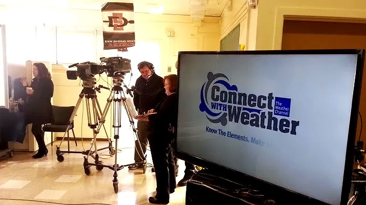 The Weather Channel Connect With Weather, Live News Production