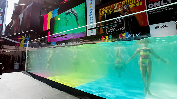 Epson Swimming In Ink, Live Production, Creative Services