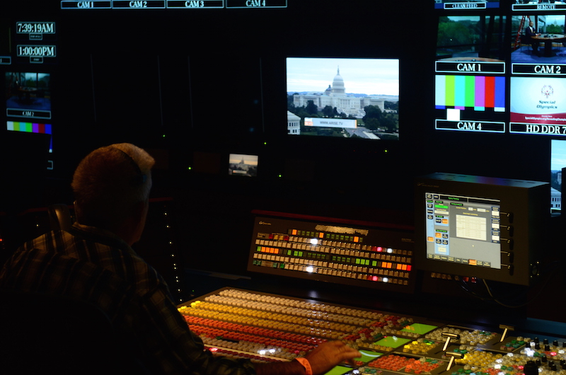 Video Production Control Room DC Arise News
