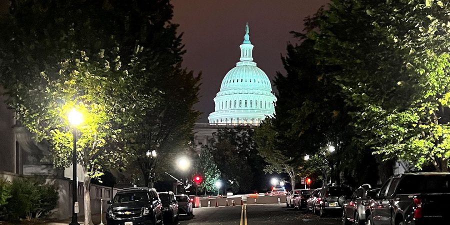 Ushs Capitol At Night